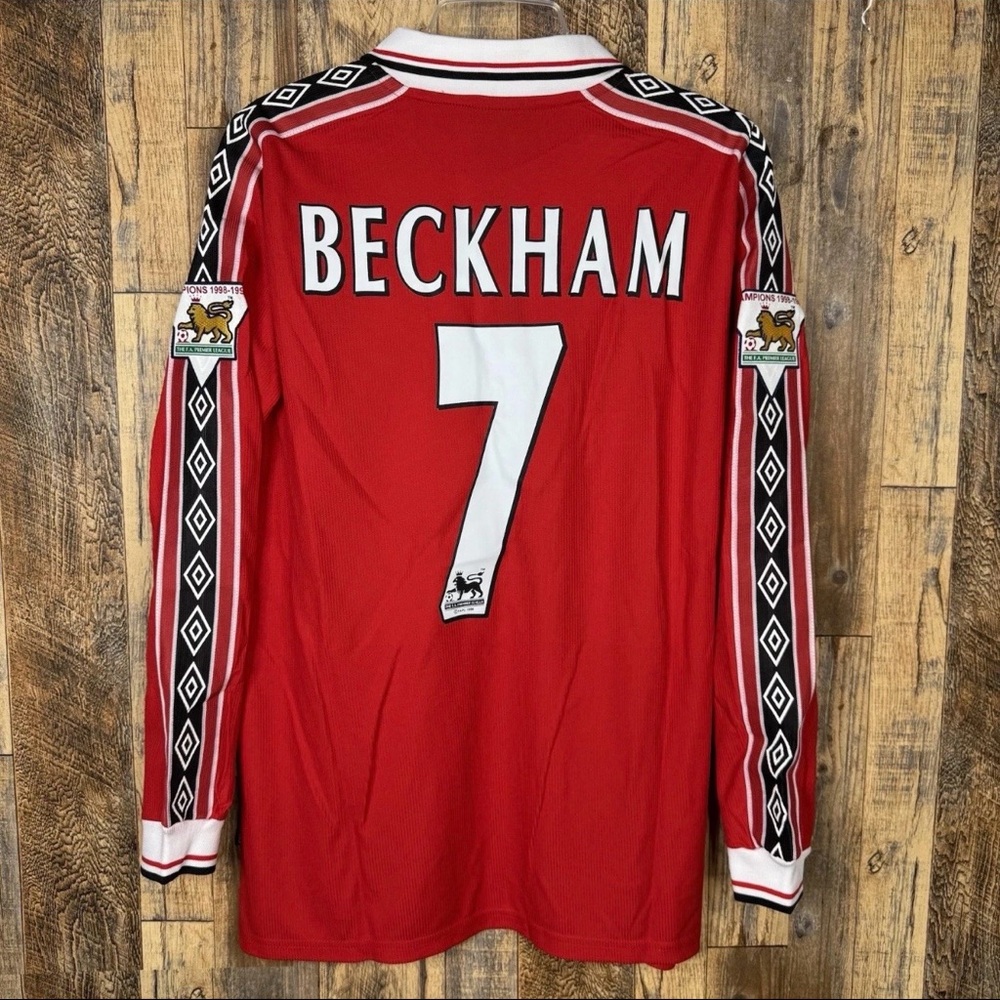 Red Soccer Jersey with Number 7